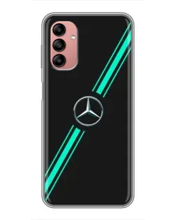 Чохол для Samsung Galaxy A04s з картинкою «Спортивні лінії Mercedes»