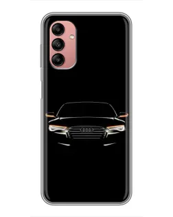 Чохол для Samsung Galaxy A04s з картинкою «Audi — нічний контур»