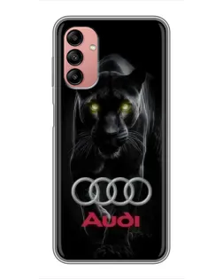 Чохол для Samsung Galaxy A04s з картинкою «Пантера та Audi»