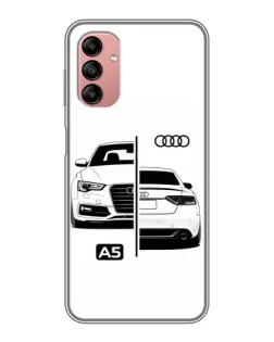 Чохол для Samsung Galaxy A04s з картинкою «Audi — контрастний дизайн»