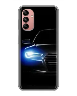 Чохол для Samsung Galaxy A04s з картинкою «Неоновий погляд Audi»