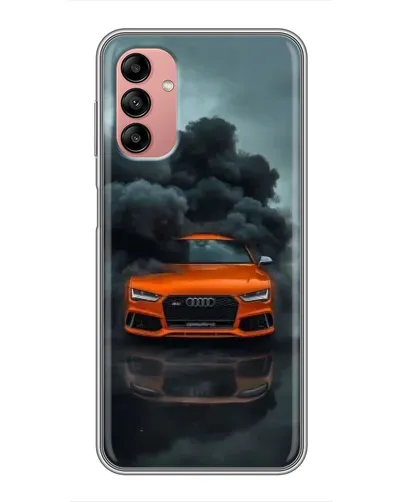 Чохол для Samsung Galaxy A04s з картинкою «Audi у хмарах диму»
