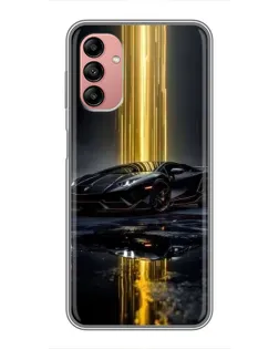 Чохол для Samsung Galaxy A04s з картинкою «Нічний Lamborghini драйв»