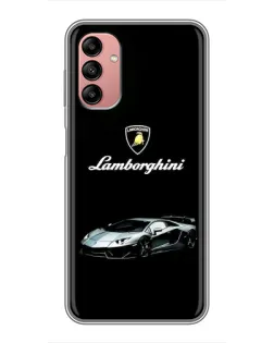 Чохол для Samsung Galaxy A04s з картинкою «Логотип Lamborghini класика»