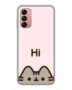 Чохол для Samsung Galaxy A04s з картинкою «Пушин каже Hi»