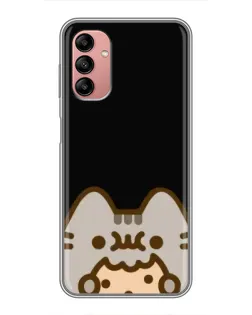 Чохол для Samsung Galaxy A04s з картинкою «Пушин на чорному»