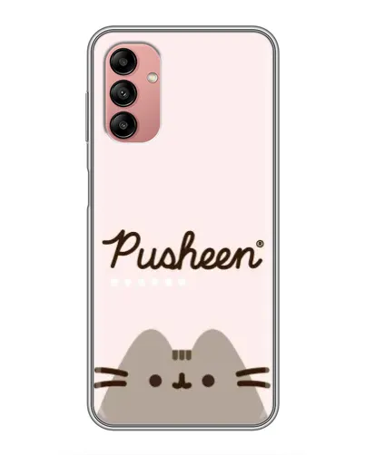 Чохол для Samsung Galaxy A04s з картинкою «Pusheen логотип»