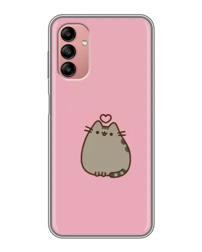 Чохол для Samsung Galaxy A04s з картинкою «Pusheen серце»