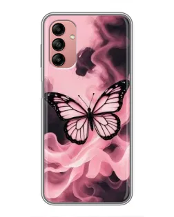 Чохол для Samsung Galaxy A04s з картинкою «Метелик у диму»