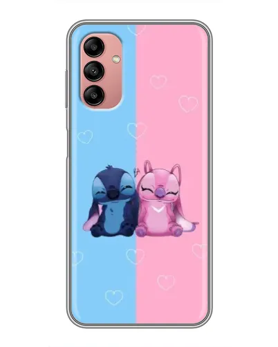 Чохол для Samsung Galaxy A04s з картинкою «Stitch та Angel Love»