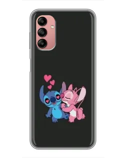 Чохол для Samsung Galaxy A04s з картинкою «Анжел цілує Стіча»
