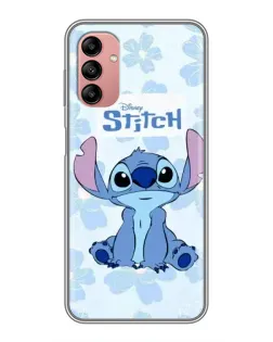 Чохол для Samsung Galaxy A04s з картинкою «Stitch серед квітів»