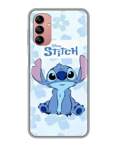 Чохол для Samsung Galaxy A04s з картинкою «Stitch серед квітів»