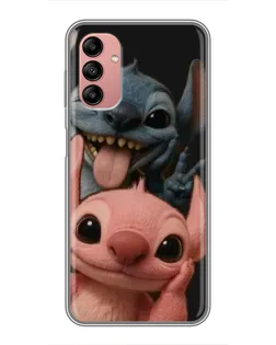Чохол для Samsung Galaxy A04s з картинкою «Стіч та Ангел»