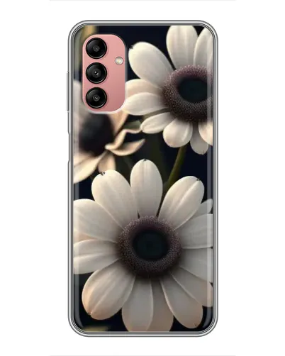 Чохол для Samsung Galaxy A04s з картинкою «Білі маргаритки макро»