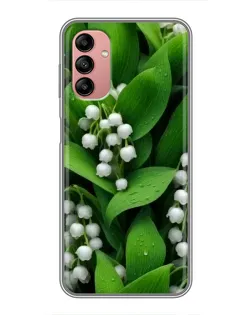 Чохол для Samsung Galaxy A04s з картинкою «Конвалії в зелені»