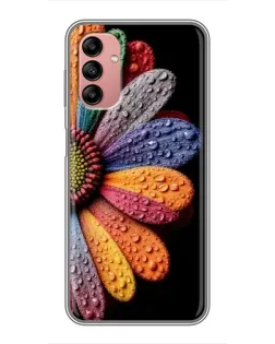 Чохол для Samsung Galaxy A04s з картинкою «Райдужна квітка»