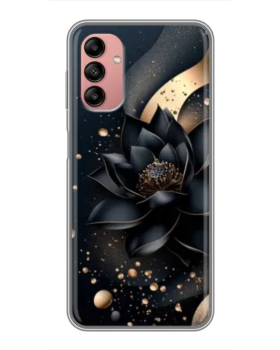 Чохол для Samsung Galaxy A04s з картинкою «Чорний лотос»