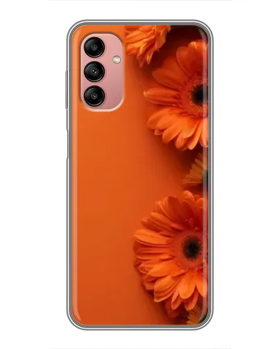 Чохол для Samsung Galaxy A04s з картинкою «Помаранчеві гербери»