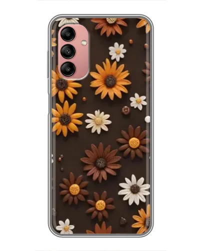 Чохол для Samsung Galaxy A04s з картинкою «Візерунок з маленьких соняшників»
