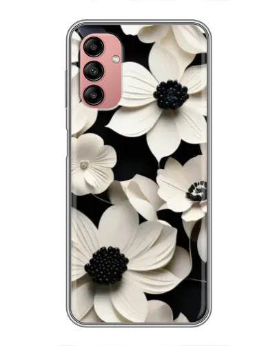 Чохол для Samsung Galaxy A04s з картинкою «Об'ємні білі квіти»
