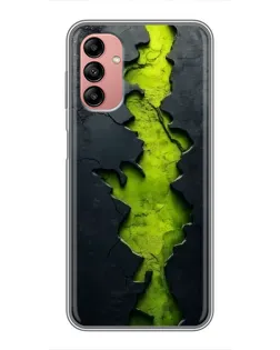 Чохол для Samsung Galaxy A04s з картинкою «Салатовий розлом скелі»