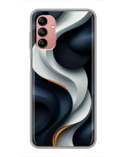 Чохол для Samsung Galaxy A04s з картинкою «Об'ємні чорно-білі стрічки» Чохол для Samsung Galaxy A04s з картинкою «Об'ємні чорно-білі стрічки»
