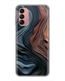 Чохол для Samsung Galaxy A04s з картинкою «Кольорові хвилі каньйону»