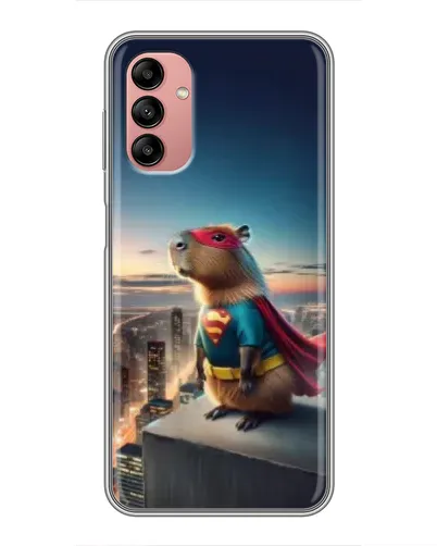 Чохол для Samsung Galaxy A04s з картинкою «Капі-мен супергерой»