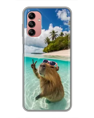 Чохол для Samsung Galaxy A04s з картинкою «Капібара на морі»