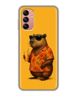 Чохол для Samsung Galaxy A04s з картинкою «Капібара на відпочинку»