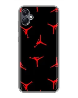 Чохол для Samsung Galaxy A05 з картинкою «Jordan Red Pattern» Чохол для Samsung Galaxy A05 з картинкою «Jordan Red Pattern»