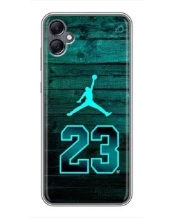 Чохол для Samsung Galaxy A05 з картинкою «Jordan Cyan 23»