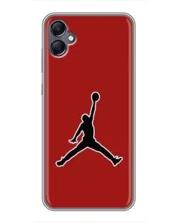 Чохол для Samsung Galaxy A05 з картинкою «Jordan Red Back»