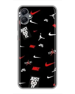 Чохол для Samsung Galaxy A05 з картинкою «Nike Mix Pattern»