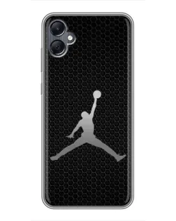 Чохол для Samsung Galaxy A05 з картинкою «Jordan Dark Carbon»