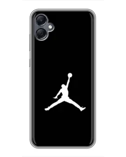 Чохол для Samsung Galaxy A05 з картинкою «Jordan Silhouette»