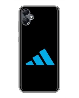 Чохол для Samsung Galaxy A05 з картинкою «Adidas Cyan Logo»