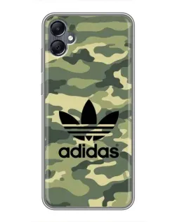 Чохол для Samsung Galaxy A05 з картинкою «Мілітарі стиль Adidas»