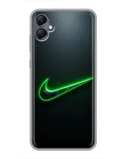 Чохол для Samsung Galaxy A05 з картинкою «Неоновий контур Nike» Чохол для Samsung Galaxy A05 з картинкою «Неоновий контур Nike»