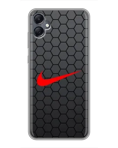 Чохол для Samsung Galaxy A05 з картинкою «Nike — карбонова сітка»