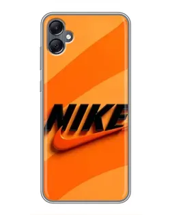 Чохол для Samsung Galaxy A05 з картинкою «Помаранчевий драйв Nike» Чохол для Samsung Galaxy A05 з картинкою «Помаранчевий драйв Nike»