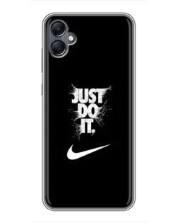 Чохол для Samsung Galaxy A05 з картинкою «Текстовий принт Nike»