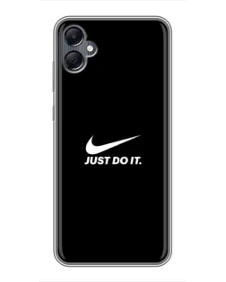 Чохол для Samsung Galaxy A05 з картинкою «Мінімалізм від Nike»