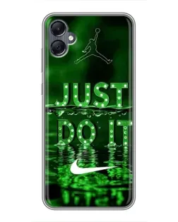 Чохол для Samsung Galaxy A05 з картинкою «Зелений неоновий Nike»