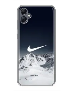 Чохол для Samsung Galaxy A05 з картинкою «Nike — зимові гори»