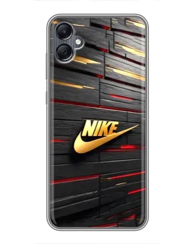 Чохол для Samsung Galaxy A05 з картинкою «Золотий Nike на металі»