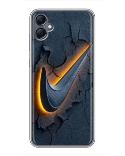 Чохол для Samsung Galaxy A05 з картинкою «Об'ємний логотип Найк»