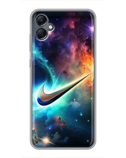 Чохол для Samsung Galaxy A05 з картинкою «Космічний Nike Swoosh»