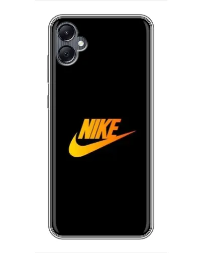 Чохол для Samsung Galaxy A05 з картинкою «Золотий логотип Nike»